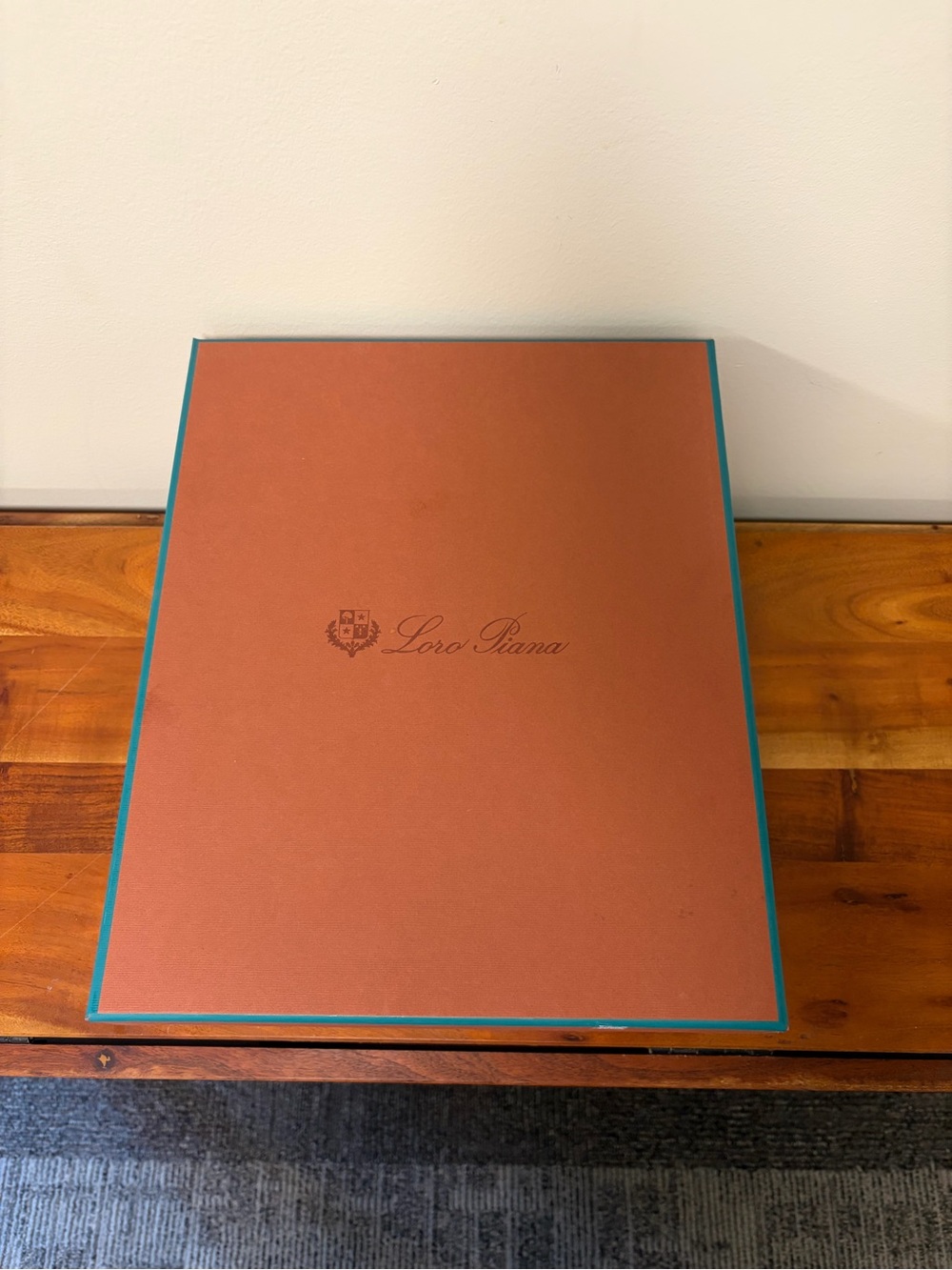 Empty Loro Piana Shoe Box Only - Authentic Luxury Storage Box